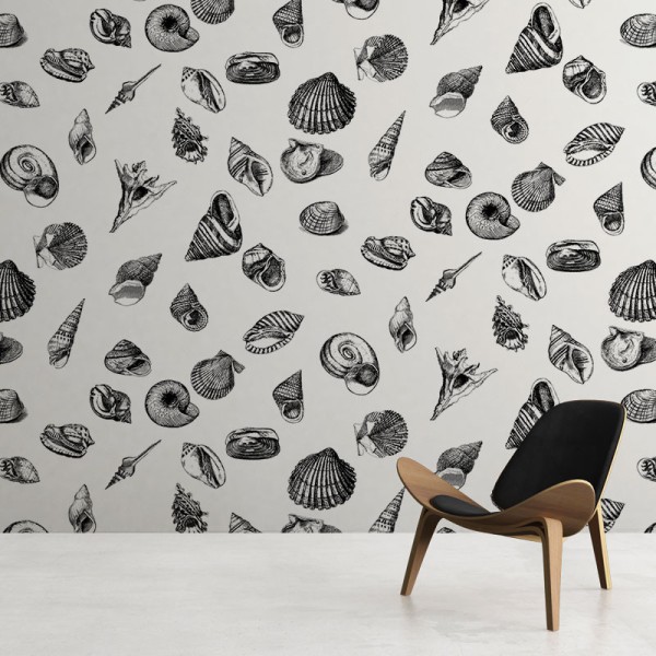 Papier Peint Lithographie Conchilia — Ambiance 3