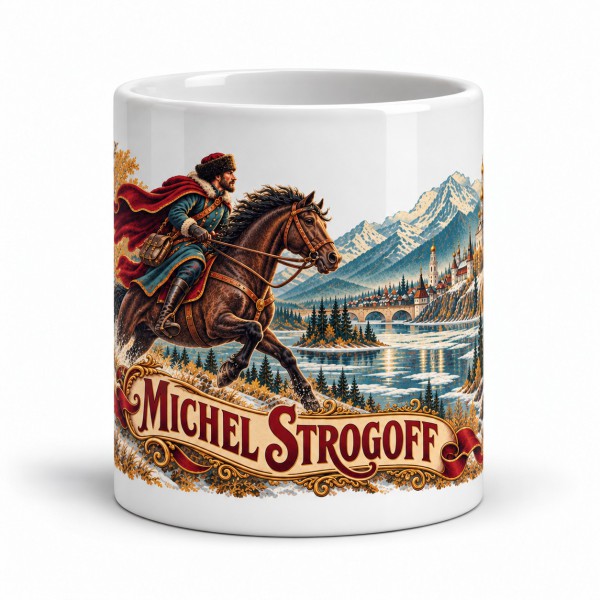 Mug Jules Verne - Michel Strogoff, façon affiche, Manufacture Arssans