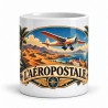 Mug voyage - L’aéropostale, façon affiche, vue de face