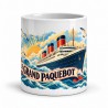 Mug voyage - Le grand paquebot, vue de face