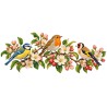 Mug nature - Oiseaux du jardin, décor à plat