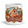 Mug métiers d’autrefois - Le pâtissier, vue de face