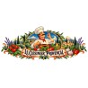 Mug métiers d’autrefois - Le cuisinier provençal, façon affiche, décor à plat