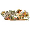 Mug métiers d’autrefois - Le fleuriste, façon affiche, décor à plat