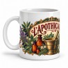Mug métiers d’autrefois - L’apothicaire, anse à gauche