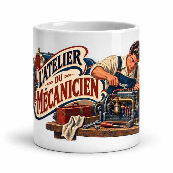 Mug métiers d’autrefois - L’atelier du mécanicien, Manufacture Arssans