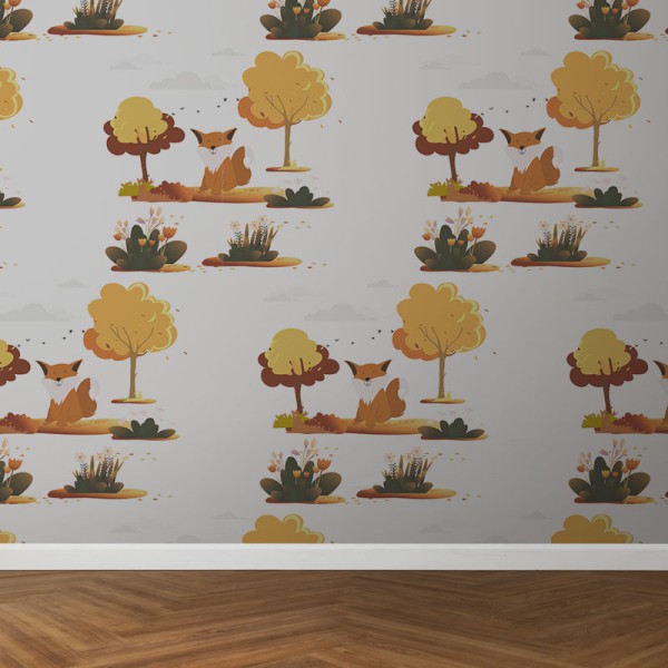 Papier Peint Renard — Ambiance 3