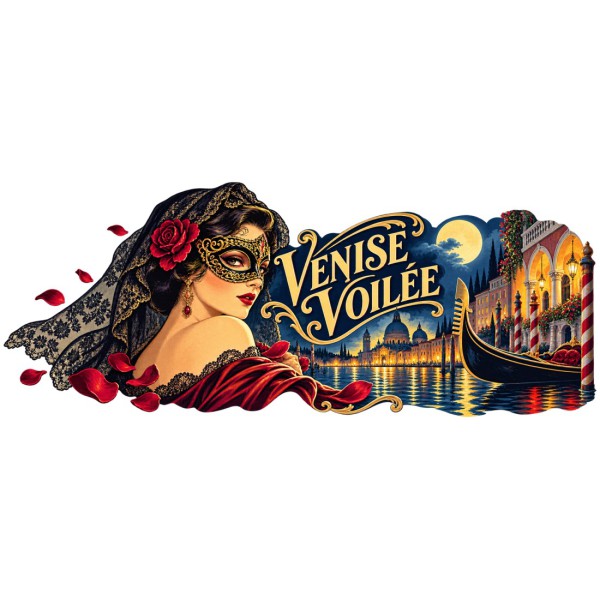 Mug imaginaire - Venise voilée, décor à plat