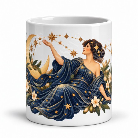 Mug imaginaire - La gardienne des étoiles, vue de face
