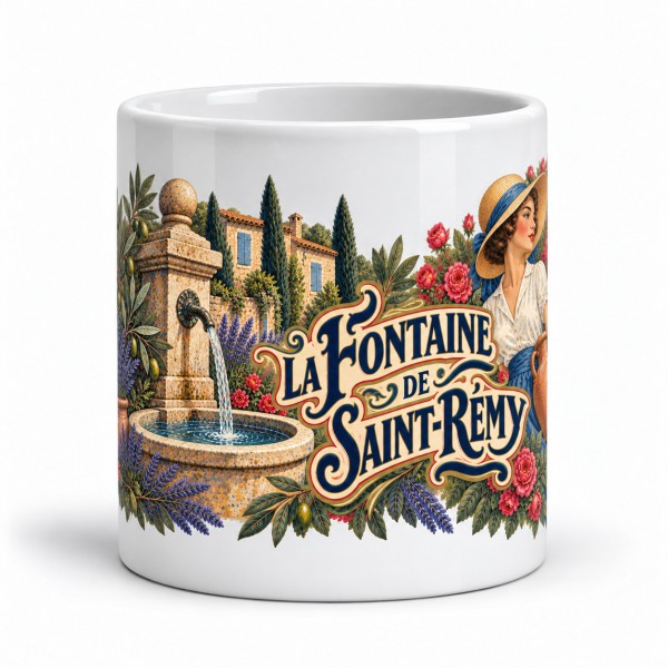 Mug Provence - La fontaine de Saint-Rémy, Manufacture Arssans