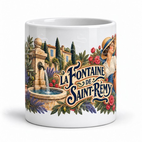 Mug Provence - La fontaine de Saint-Rémy, vue de face