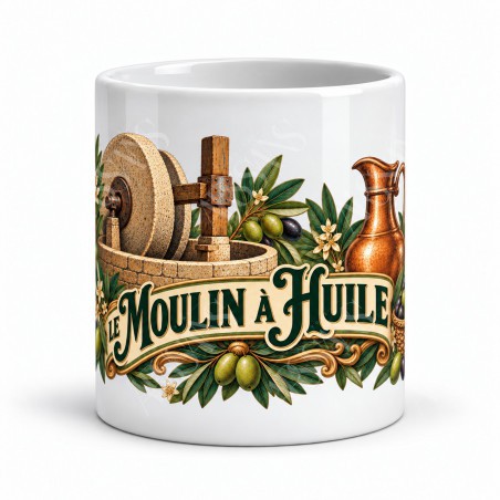Mug Provence - Le moulin à huile, vue de face