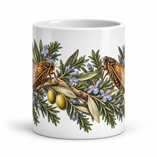 Mug Provence - Cigales et romarin, Manufacture Arssans