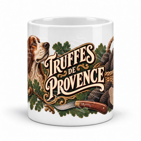 Mug Provence - Les truffes du terroir, vue de face