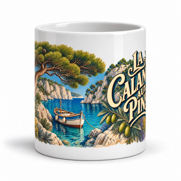 Mug Provence - La calanque aux pins, Manufacture Arssans