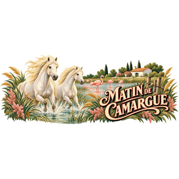 Mug Provence - Matin de Camargue, décor à plat