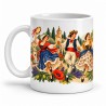 Mug Provence - La farandole provençale, anse à gauche
