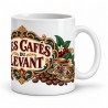 Mug café - Les cafés du Levant, anse à droite