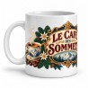 Mug café - Le café des sommets, anse à gauche