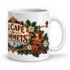 Mug café - Le café des sommets, anse à droite