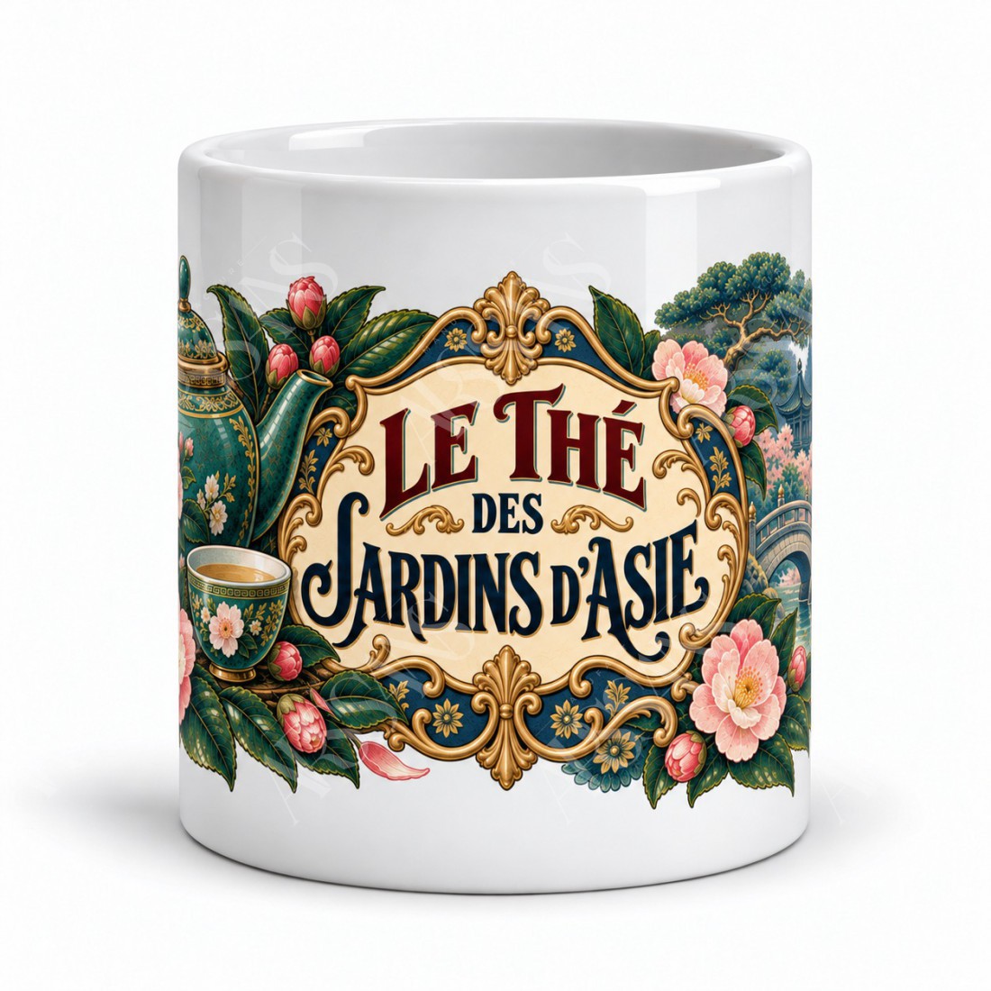 Mug thé - Le thé des jardins d’Asie, vue de face
