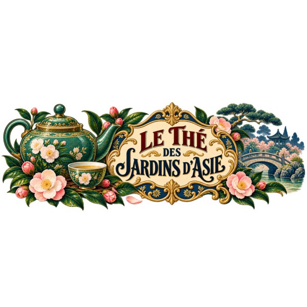 Mug thé - Le thé des jardins d’Asie, décor à plat