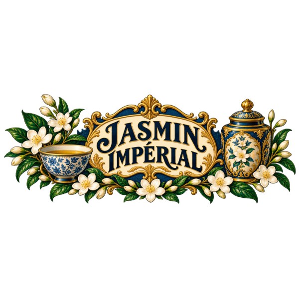 Mug thé - Jasmin impérial, décor à plat