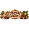 Mug chocolat - Chocolat aux noisettes, décor à plat