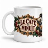 Mug café - Le café de minuit, anse à gauche