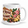 Mug thé - Thé rose et gingembre, anse à droite