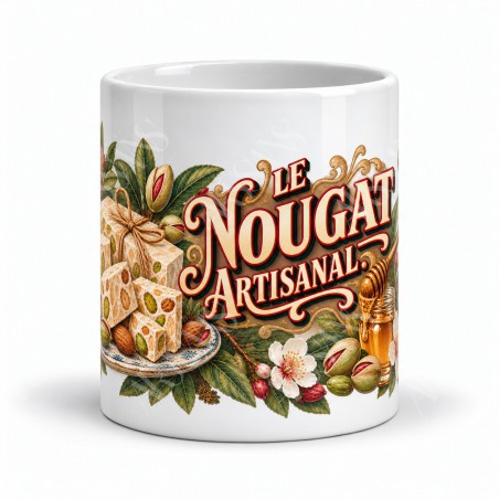Mug gourmand - Le nougat artisanal, vue de face