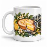 Mug gourmand - La tarte au citron, anse à gauche