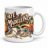 Mug gourmand - Café et madeleines, anse à droite