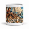 Mug Jules Verne - Un capitaine de quinze ans, façon affiche, vue de face