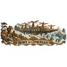 Mug Jules Verne - Robur le Conquérant, façon affiche, décor à plat