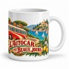 Mug rétro - L’autocar des beaux jours, anse à droite