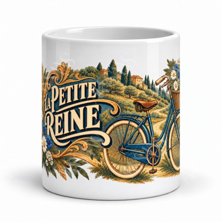Mug rétro - La petite reine, vue de face