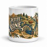 Mug rétro - La petite reine, vue de face