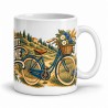 Mug rétro - La petite reine, anse à droite