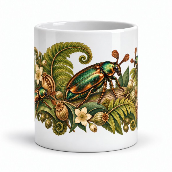 Mug nature - Scarabées et fougères, Manufacture Arssans