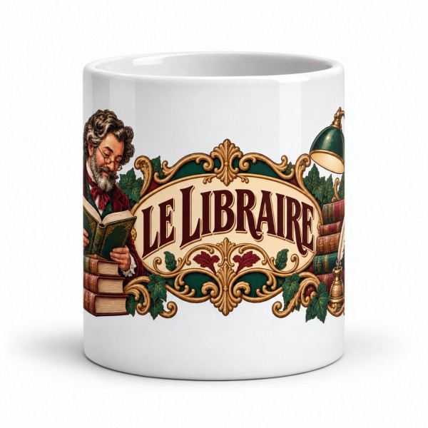 Mug métiers d’autrefois - Le libraire, Manufacture Arssans