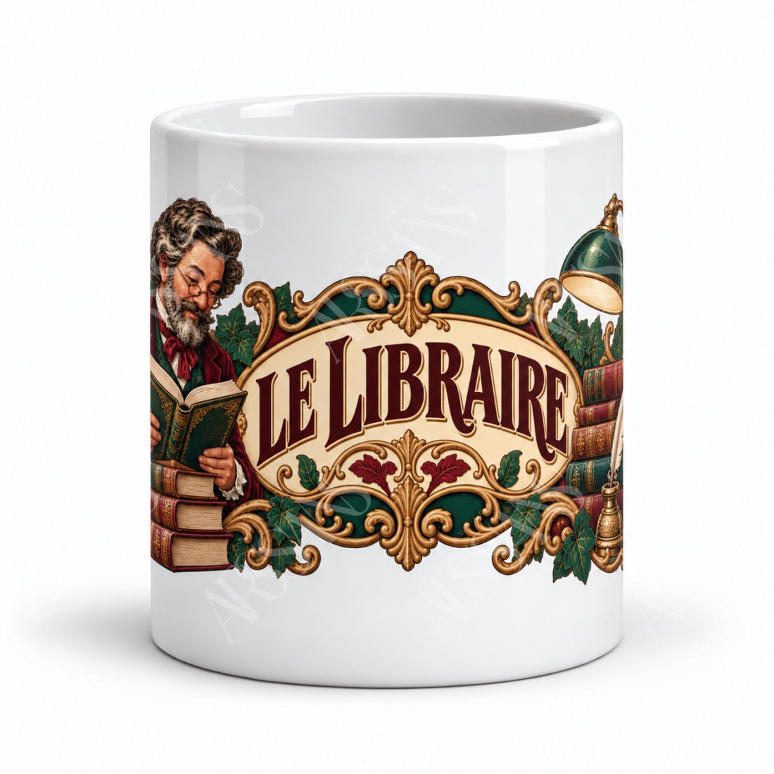 Mug métiers d’autrefois - Le libraire, vue de face