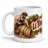 Mug métiers d’autrefois - Le tonnelier, anse à gauche