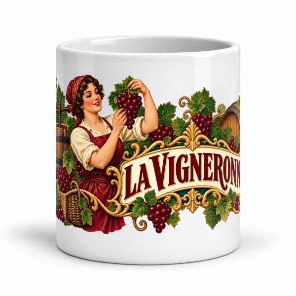Mug métiers d’autrefois - La vigneronne, Manufacture Arssans