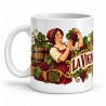 Mug métiers d’autrefois - La vigneronne, anse à gauche
