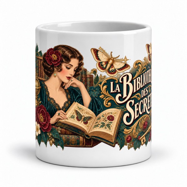 Mug imaginaire - La bibliothèque des secrets, Manufacture Arssans