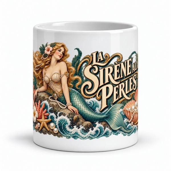 Mug imaginaire - La sirène aux perles, Manufacture Arssans