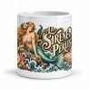 Mug imaginaire - La sirène aux perles, vue de face