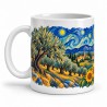 Mug Provence - Nuit des Alpilles, anse à gauche
