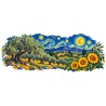 Mug Provence - Nuit des Alpilles, décor à plat